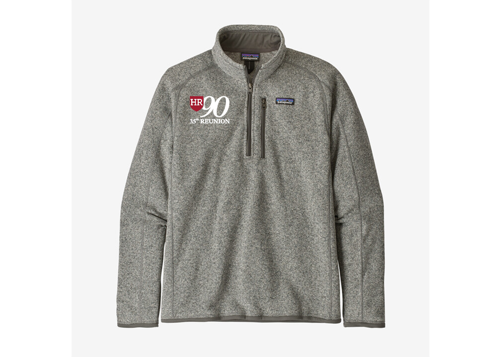 Harvard Class of 1990 35th Reunion Men's Patagonia 1/4 Zip