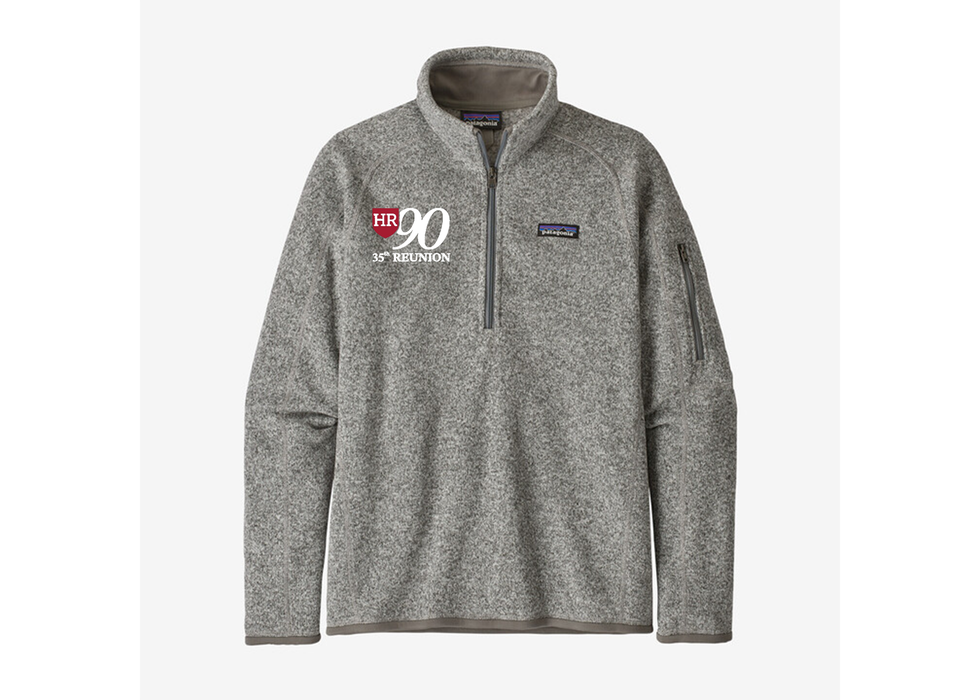 Harvard Class of 1990 35th Reunion Women's Patagonia Better Sweater 1/4 Zip