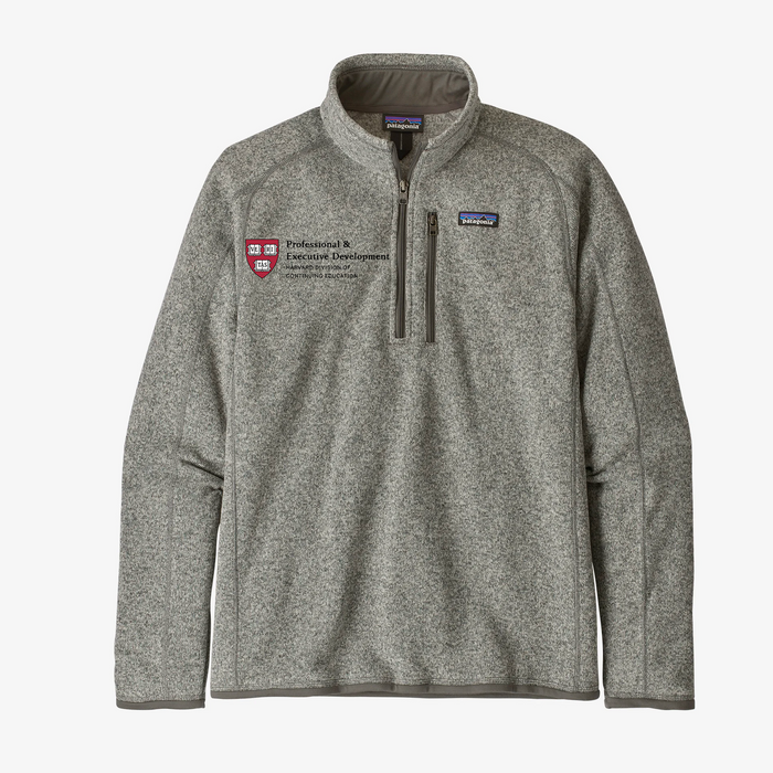 Harvard P&ED Men's Patagonia Better Sweater 1/4 Zip