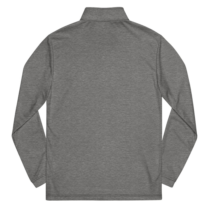 Harvardwood Distressed Adidas Quarter Zip Pullover