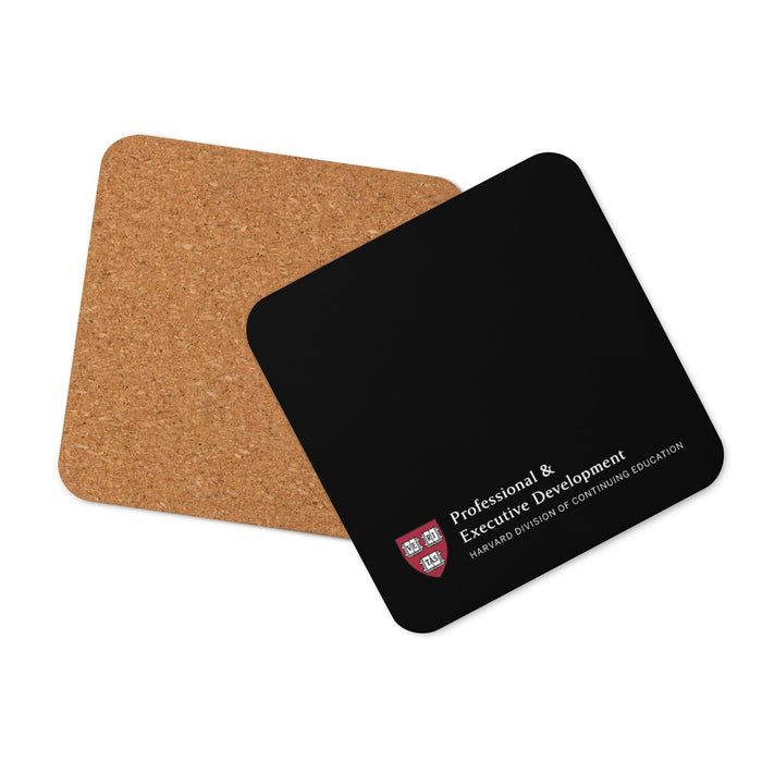 Harvard P&ED Cork-back Coaster