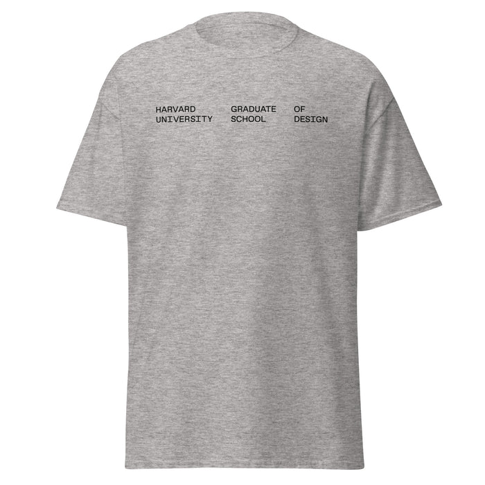 Harvard GSD Black and White Logo Short Sleeve T-shirt