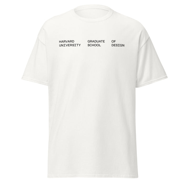 Harvard GSD Black and White Logo Short Sleeve T-shirt