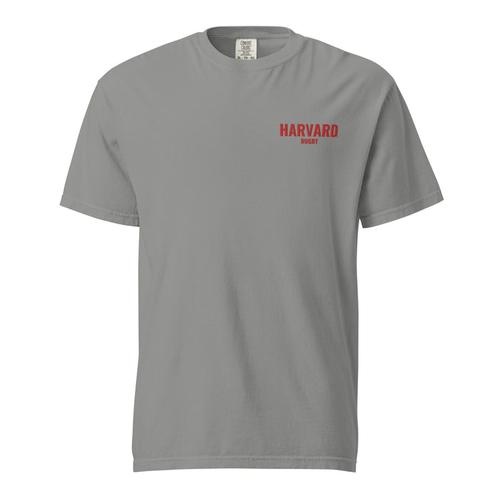 Harvard Rugby Unisex Garment-Dyed Heavyweight T-Shirt