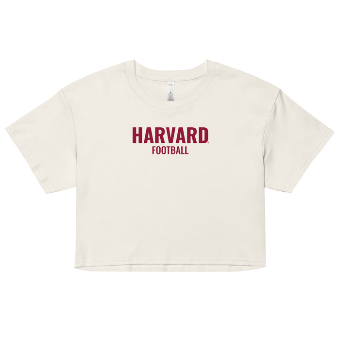 Harvard Football Crop Top