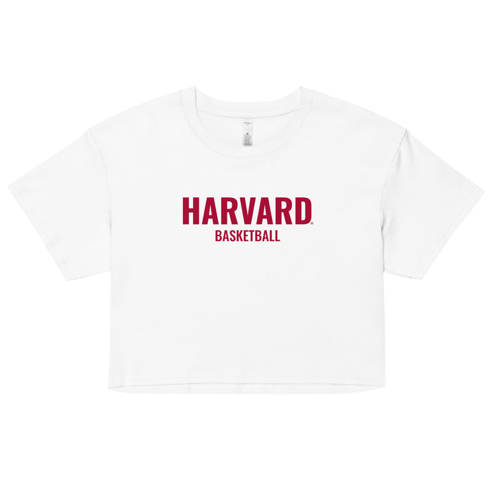 Harvard Basketball Crop Top