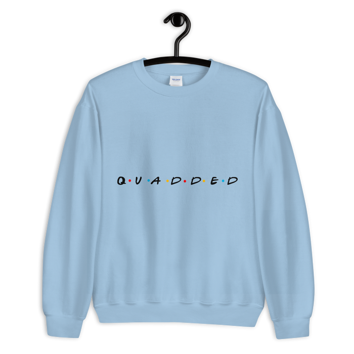 Quadded Crewneck Sweatshirt