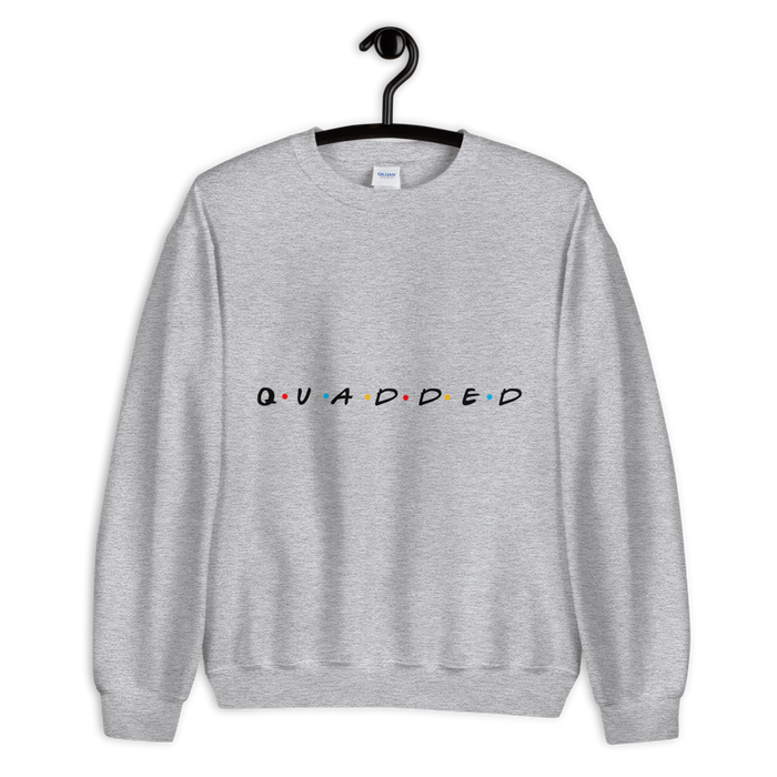 Quadded Crewneck Sweatshirt